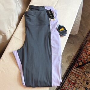 Women’s Avia Charcoal and Light Purple FlexTech Leggings